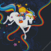 Rainbow Brite Riding Starlite Diamond Painting