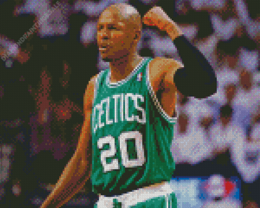 Ray Allen Celtics Diamond Painting