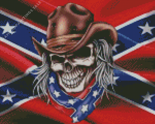 Rebel Flag Diamond Painting