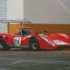 Red Can Am Car Diamond Painting