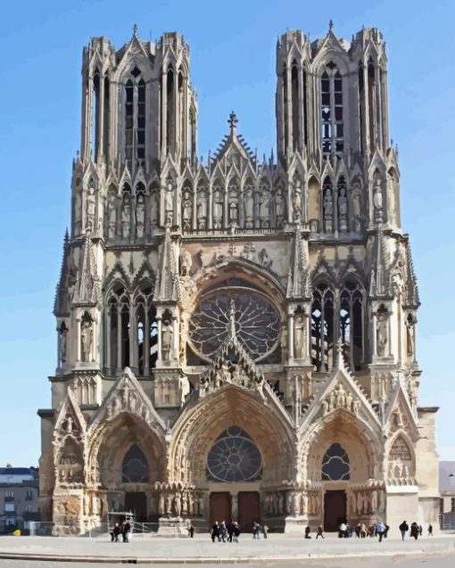 Reims Cathedral Diamond Painting