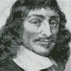 Rene Descartes Face Art Diamond Painting