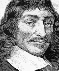 Rene Descartes Face Art Diamond Painting