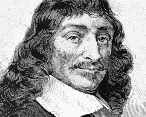 Rene Descartes Face Art Diamond Painting