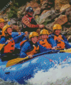 River Rafting Sport Diamond Painting