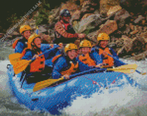 River Rafting Sport Diamond Painting