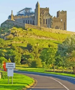 Rock Of Cashel In Tipperary Diamond Painting