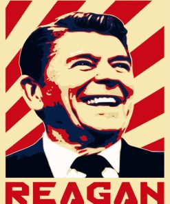 Ronald Reagan Poster Diamond Painting