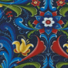 Rosemaling Art Diamond Painting