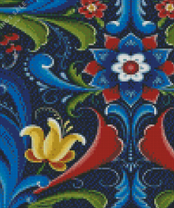 Rosemaling Art Diamond Painting