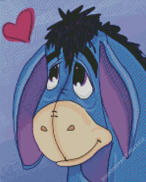 Sad Eeyore Diamond Painting