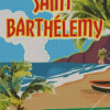 Saint Barthelemy Poster Art Diamond Painting