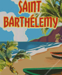 Saint Barthelemy Poster Art Diamond Painting