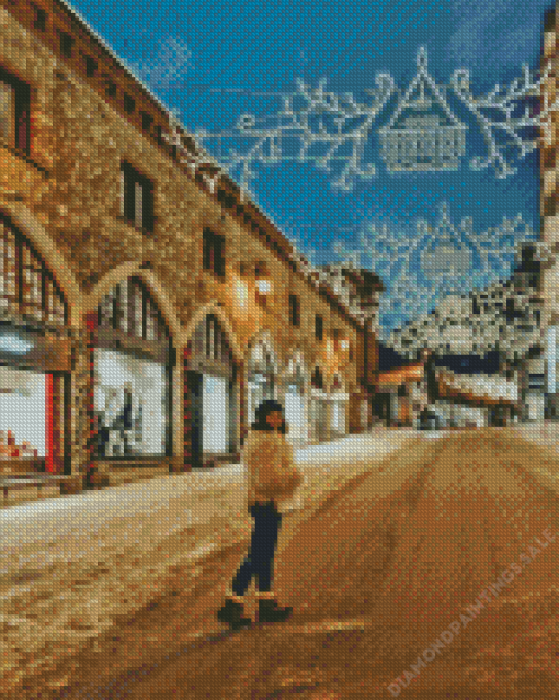 Saint Moritz Streets Diamond Painting