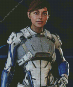 Sara Ryder Mass Effect Andromeda Diamond Painting