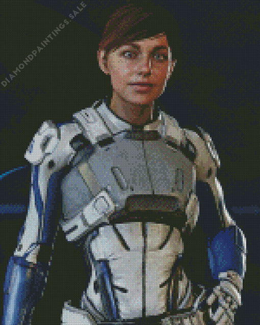 Sara Ryder Mass Effect Andromeda Diamond Painting