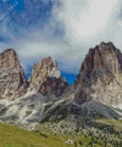 Sassolungo Mountain Diamond Painting