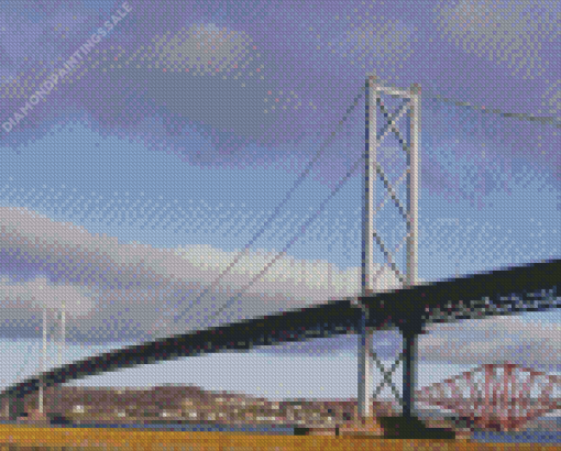 Scotland Forth Road Bridge Diamond Painting