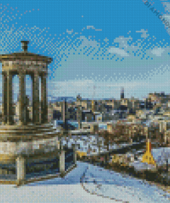 Scotland In Snow Diamond Painting