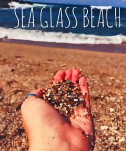 Sea Glass Beach Poster Diamond Painting