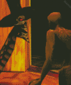 Shadow Man Video Game Diamond Painting