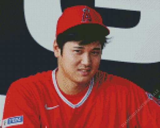 Shohei Ohtani Japanese Diamond Painting