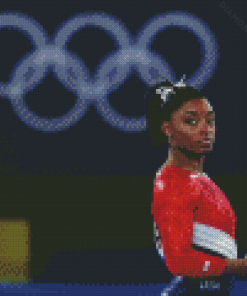 Simone Biles Diamond Painting