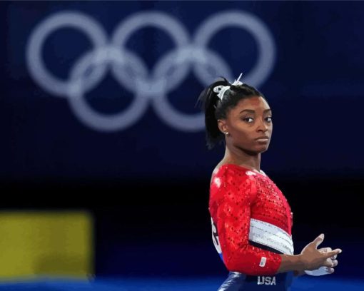 Simone Biles Diamond Painting