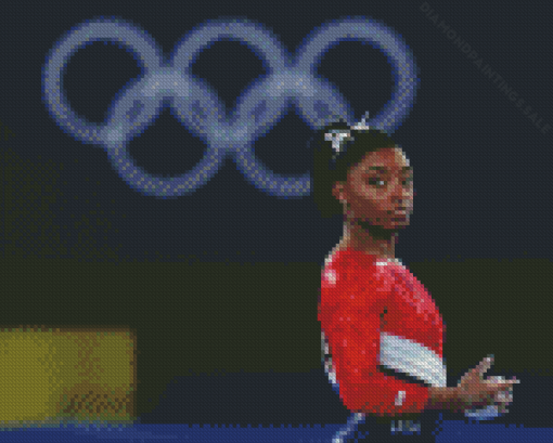 Simone Biles Diamond Painting