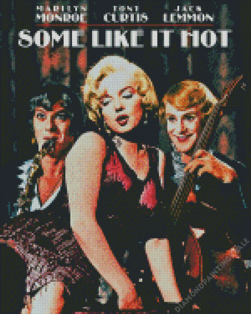 Some Like It Hot Poster Diamond Painting