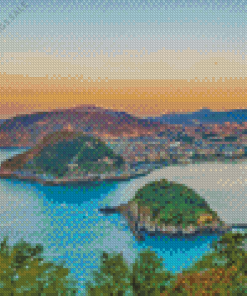 San Sebastian Spain Diamond Painting