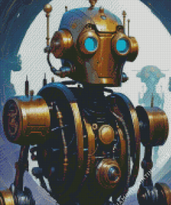 Steampunk Robot Diamond Painting