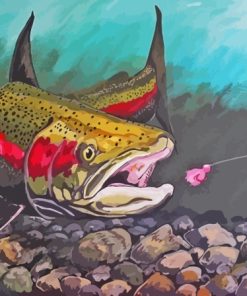 Steelhead Trout Art Diamond Painting