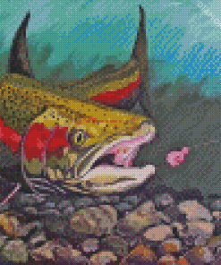 Steelhead Trout Art Diamond Painting