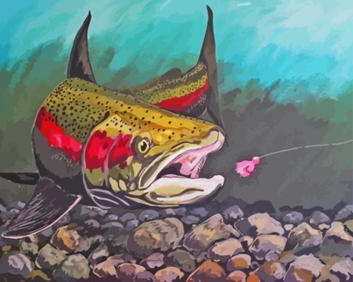 Steelhead Trout Art Diamond Painting