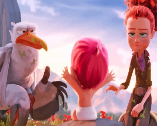 Storks Animation Movie Diamond Painting