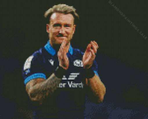 Stuart Hogg Scotland Diamond Painting