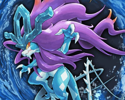 Suicune Pokemon Diamond Painting