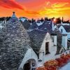 Sunset At Alberobello Diamond Painting