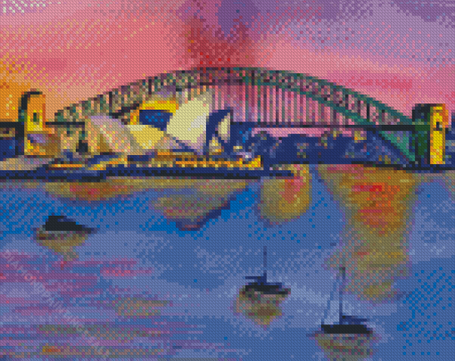 Sydney Harbour Bridge Diamond Painting