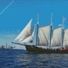 Tall Ship Sailing Diamond Painting