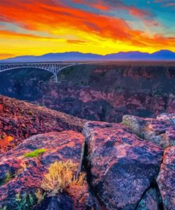 Taos Gorge Bridge Diamond Painting