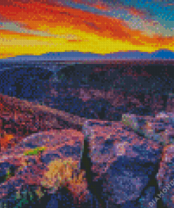 Taos Gorge Bridge Diamond Painting