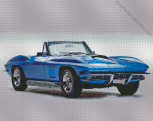 Targa Corvette Stingray Diamond Painting