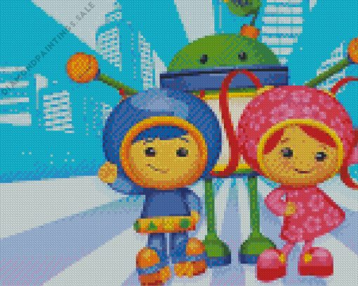 Team Umizoomi Diamond Painting