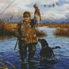 The Duck Hunter Diamond Painting