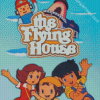 The Flying House Poster Diamond Painting