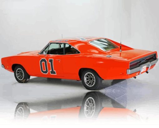 The General Lee Diamond Painting