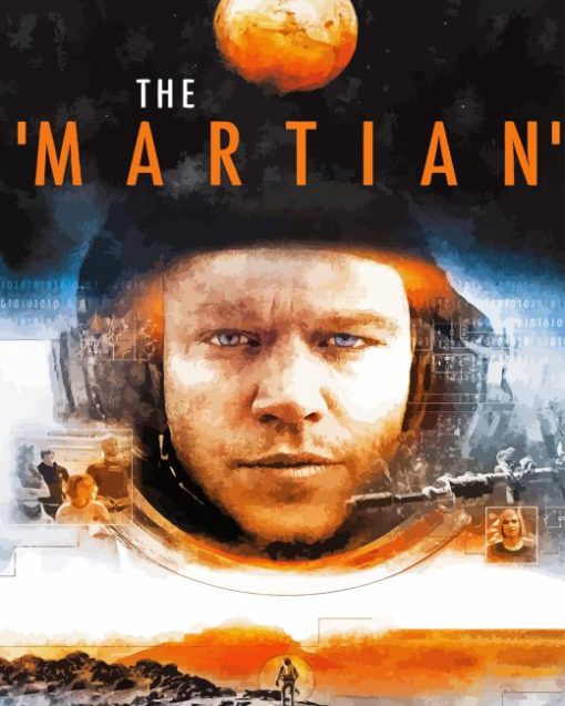 The Martian Movie Poster Diamond Painting