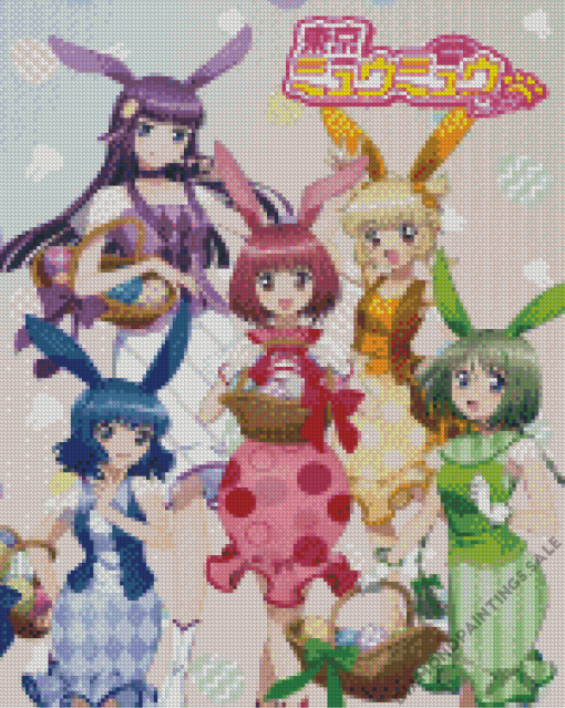 Tokyo Mew Mew Diamond Painting